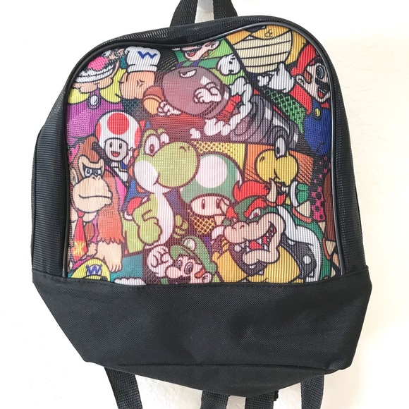 Nintendo Other - ❗️SOLD❗️Super Mario Brothers Small Mesh Backpack